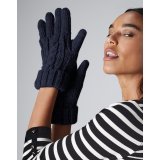 Cable Knit Melange Gloves ( B497 )