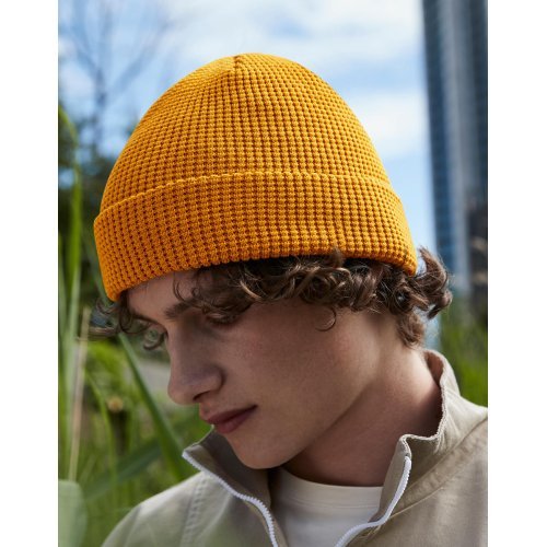 Organic Cotton Waffle Beanie ( B52N ) 