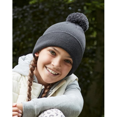 Junior Original Pom Pom Beanie ( B426b ) Beechfield