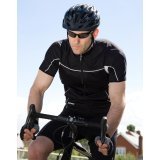 Bike Full Zip dviratininko marškinėliai su užtrauktuku ( S188M )