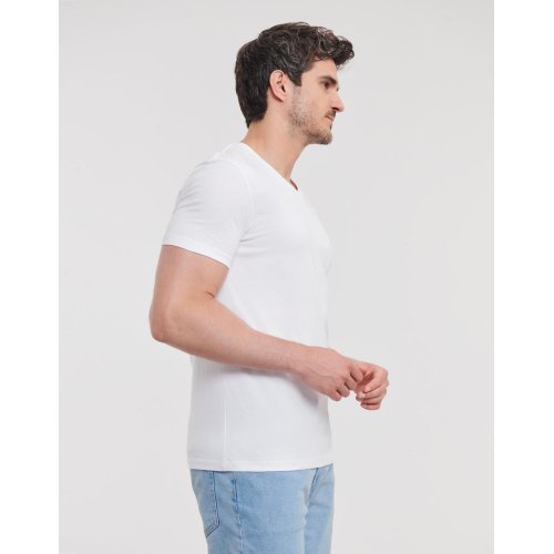 Men`s Pure Organic V-Neck Tee ( 0R103M0 ) Russell Pure Organic