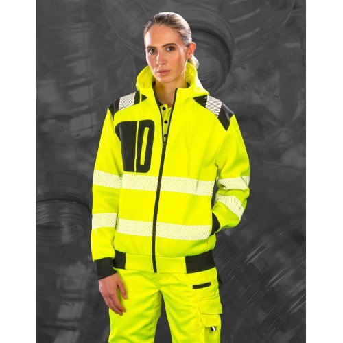 Recycled Robust Signalinis džemperis su kapišonu ir užtrauktuku ( R503X ) Result Genuine Recycled