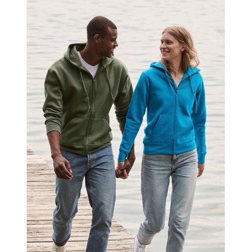 Premium Hooded Zip Sweat ( 62-034-0 ) Fruit of the Loom