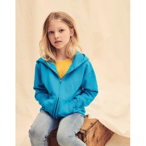 Kids` Classic Hooded Sweat Jacket ( 62-045-0 ) Fruit of the Loom