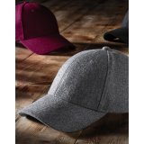 Melton Wool 6 Panel Cap ( B674 )