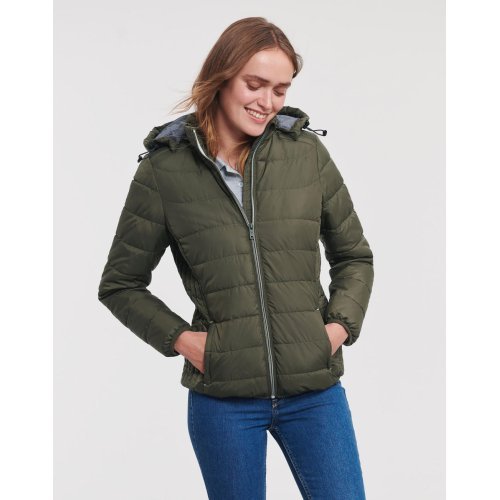 Ladies` Hooded Nano Jacket ( 0R440F0 ) Russell
