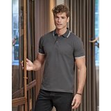 Luxury Stripe Stretch Polo ( 1407 )