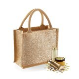 Shimmer Jute Mini Gift Bag ( W431 )