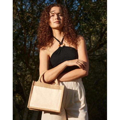 Cotton Pocket džiuto dovanų maišelis ( W425 ) Westford Mill