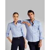 Women`s Tailored Fit Stretch Oxford Shirt LS ( KK782 )