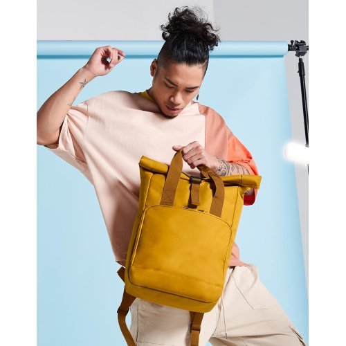 Twin Handle Roll-Top Backpack ( BG118 ) Bagbase