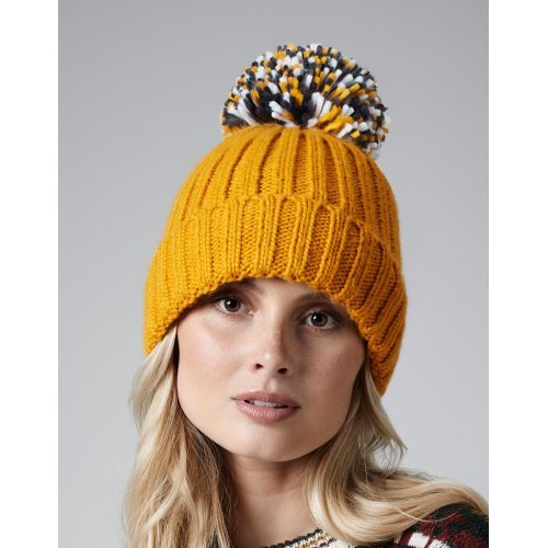 Hygge Beanie kepurė su bumbulu ( B390 ) Beechfield