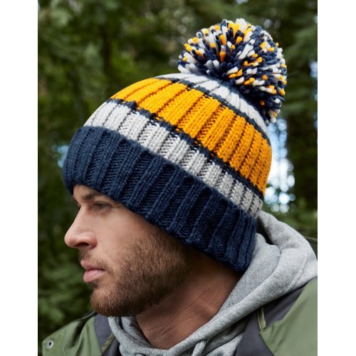 Hygge Striped Beanie ( B392 ) Beechfield